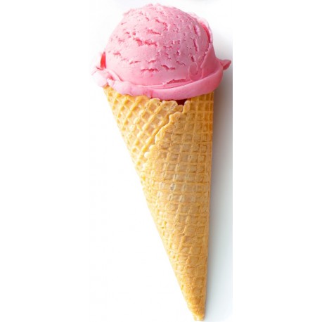 stickers glace fraise cornet