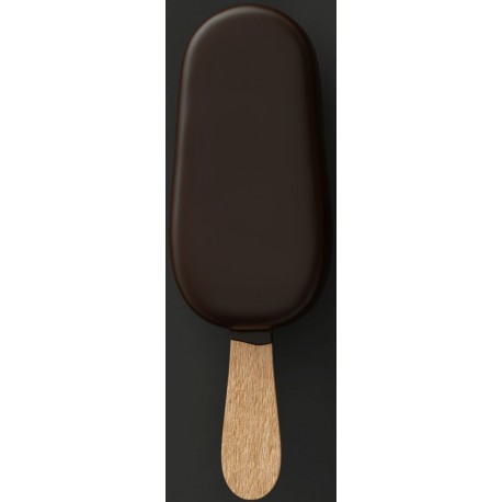 stickers glace chocolat noir batonnet