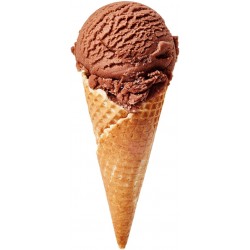 stickers glace chocolat cornet