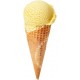 sticker glace cornet citron
