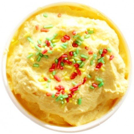 sticker glace jaune pot