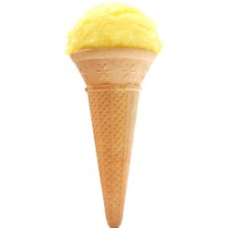 autocollants glace citron cornet