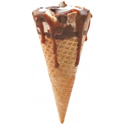 autocollants glace chocolat cornet