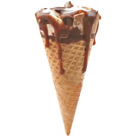 autocollants glace chocolat cornet
