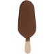 autocollants glace chocolat