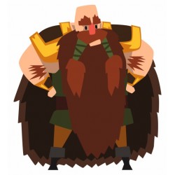 sticker mural viking