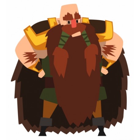 sticker mural viking