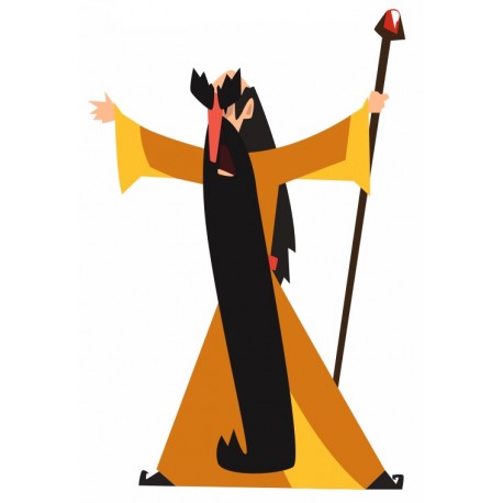 sticker muraux sorcier