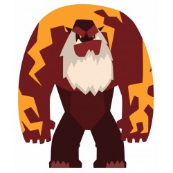 autocollant mural ogre