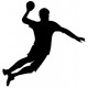 autocollant muraux handball