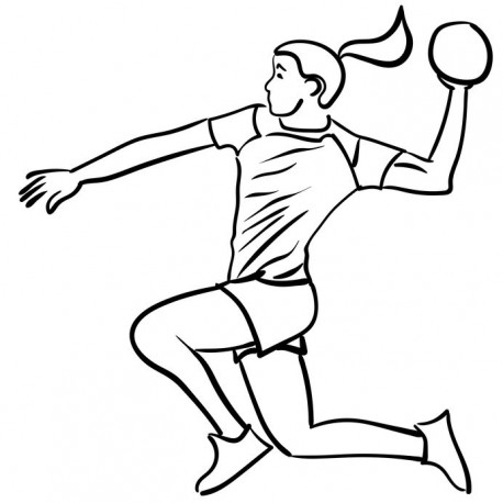 autocollants mural handball chambre