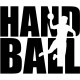autocollants muraux handball joueurs