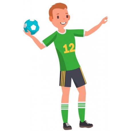 sticker mural handball pas cher
