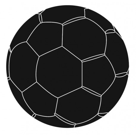 sticker muraux handball balle