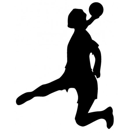 sticker muraux handball chambre