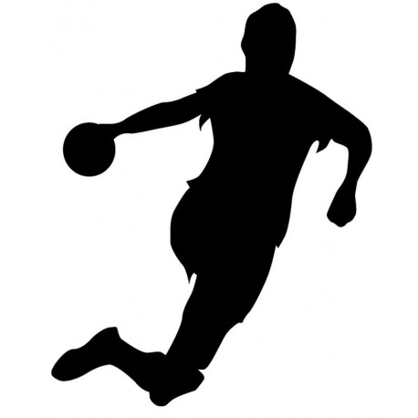 sticker muraux handball deco