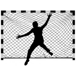 stickers muraux design handball