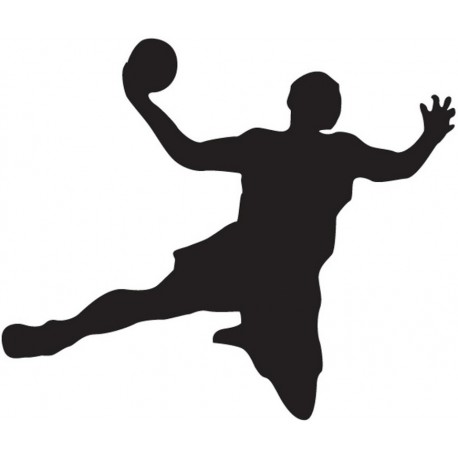 stickers muraux handball
