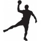 stickers muraux handball chambre