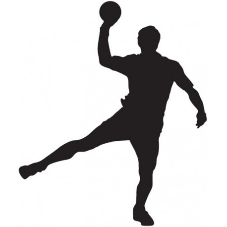 stickers muraux handball chambre