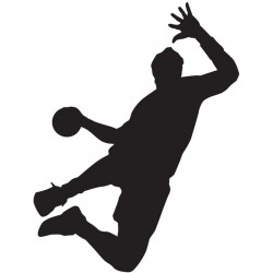 stickers muraux handball chambres