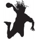 stickers muraux handball geant