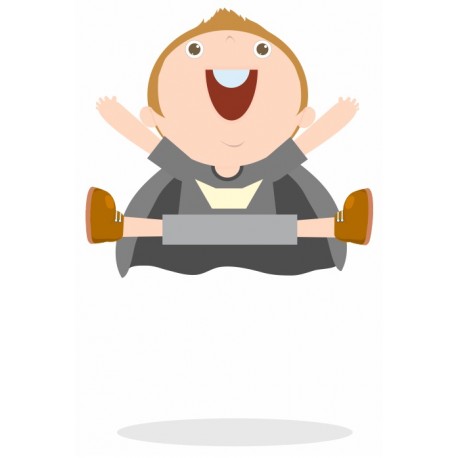 autocollant mural enfant superhero