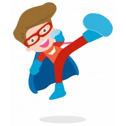 autocollant mural hero pas cher