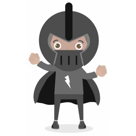 autocollant mural super héro