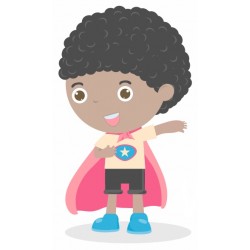 autocollant mural superhero