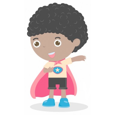 autocollant mural superhero