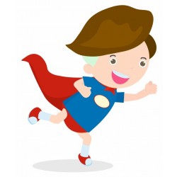 autocollants muraux superhero