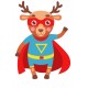 sticker hero cerf
