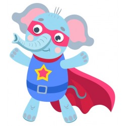 sticker hero elephant