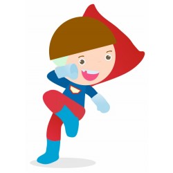 sticker mural superhero pas cher