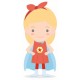 sticker mural superheros fille
