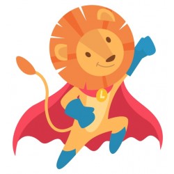 stickers hero lion