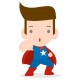 stickers superhero garcon