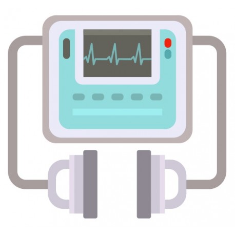 autocollant defibrilateur