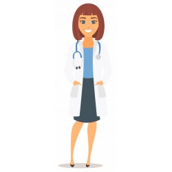 autocollant infirmiere