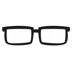 autocollant lunettes