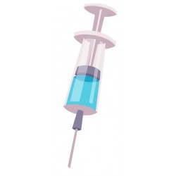 autocollant seringue