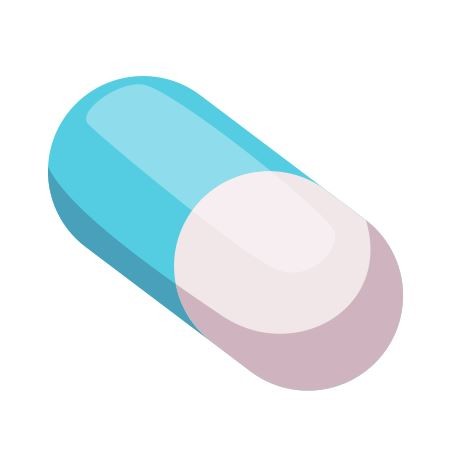 autocollants pilule bleu