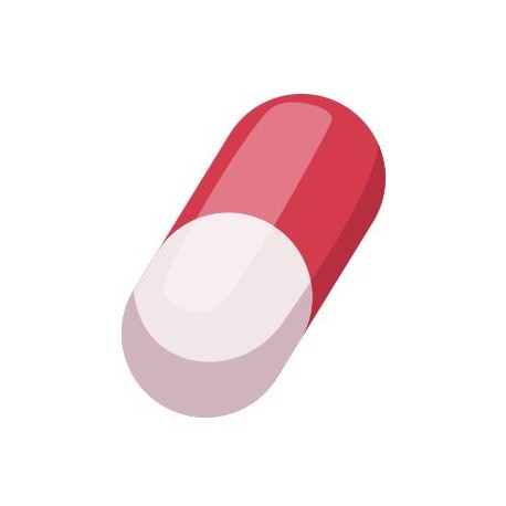 autocollants pilule rouge blanc