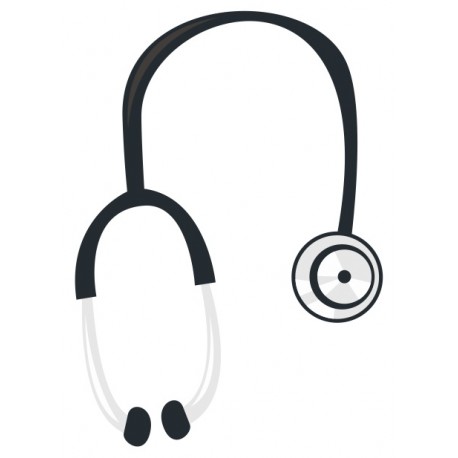 autocollants stethoscope