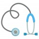 autocollant stethoscope