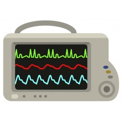 sticker cardiogramme