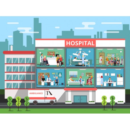 sticker hopital geant