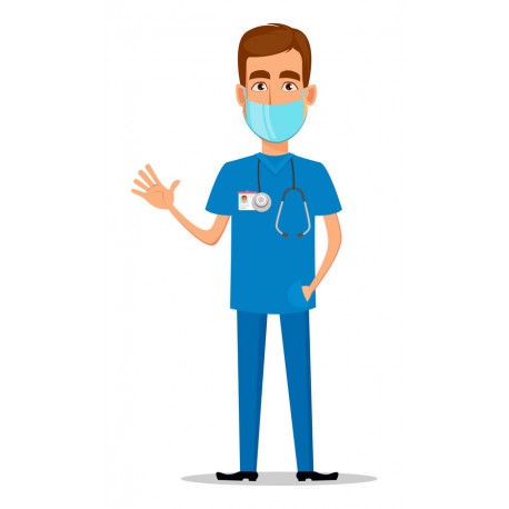 sticker mural medecin