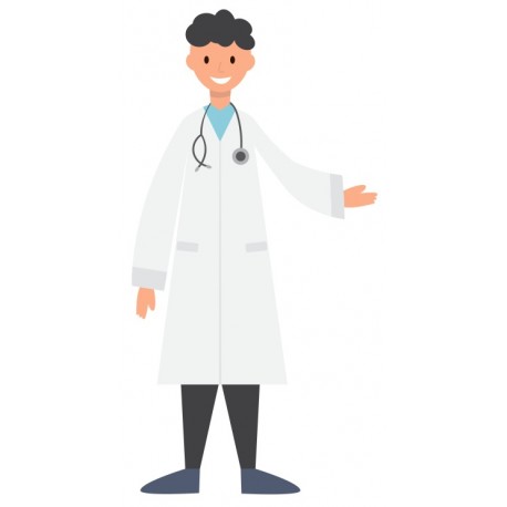 sticker muraux homme medecin